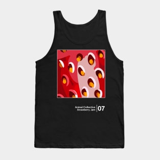 Strawberry Jam / Minimal Graphic Design Tribute Tank Top